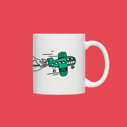 Banner Plane Mug